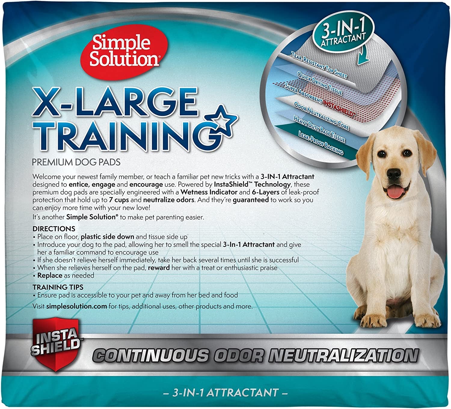 Extra Large Leak Proof Dog Pee Pads - Perfect for Puppy Potty Training - Disposable 28"X30" Size