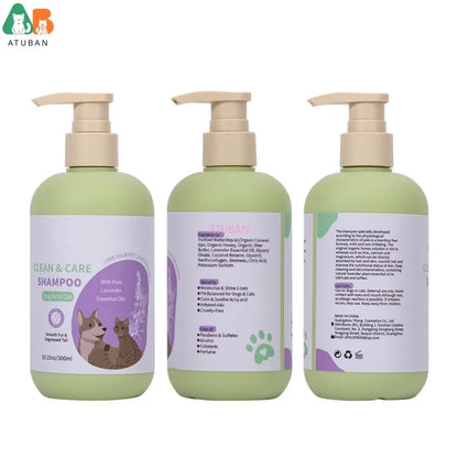 Dog Shampoo and Conditioner Hypoallergenic Dog Shampoo for Smelly Dogs Fragrance Pet Shower Gel Cat and Dog Shower Gel