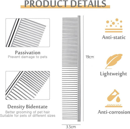Professional Dog Grooming Scissors Set, 5 in 1 Dog Grooming Scissors Kit, Curved