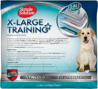 Extra Large Leak Proof Dog Pee Pads - Perfect for Puppy Potty Training - Disposable 28"X30" Size