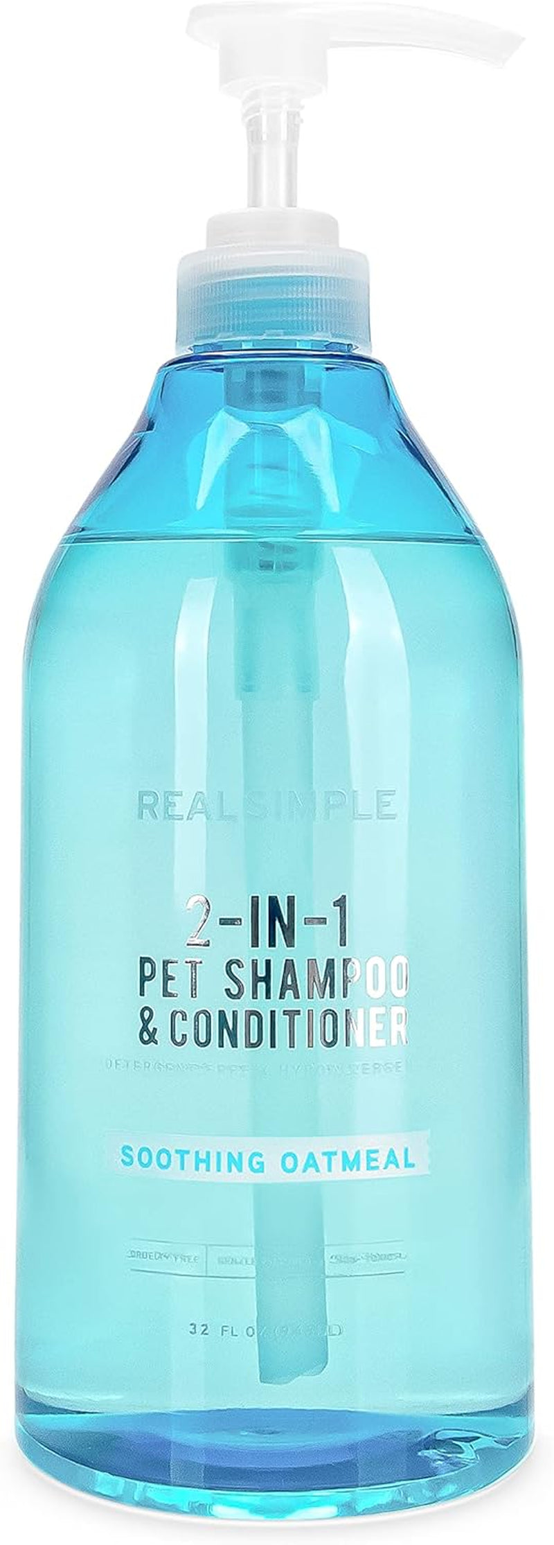 2-In-1 All Natural Dog Shampoo and Conditioner – Paraben-Free and Organic Hypoallergenic Dog Shampoo for Smelly Dogs – Pet Shampoo for Dogs & Cats – 32Oz Dog Wash – Soothing Oatmeal