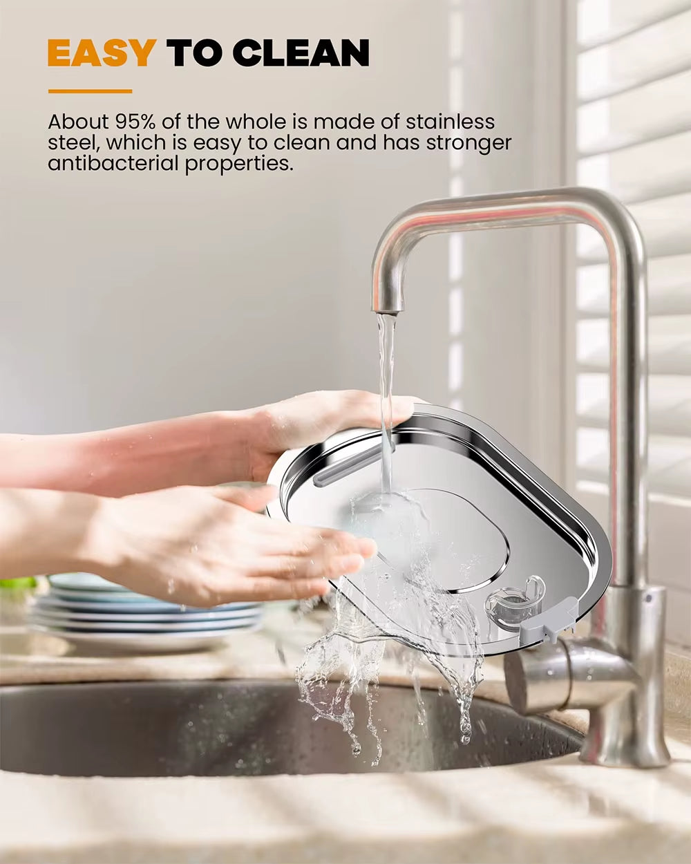 Stainless Steel Cat Automatic Drinking Fountain Dog Drinking Fountain Ultra-Quiet Pet Fountain with Window Cat Water Feeder