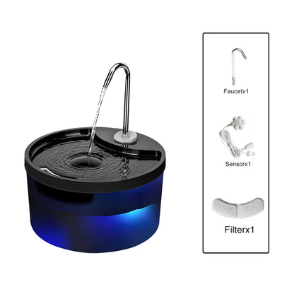 Cat Water Fountain,3.2L,Pet Water Dispenser with Filter,Dog Drinking Fountain for Cats,Ultra Quiet Water Pump