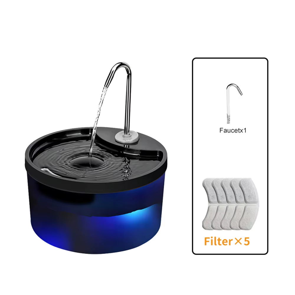 Cat Water Fountain,3.2L,Pet Water Dispenser with Filter,Dog Drinking Fountain for Cats,Ultra Quiet Water Pump