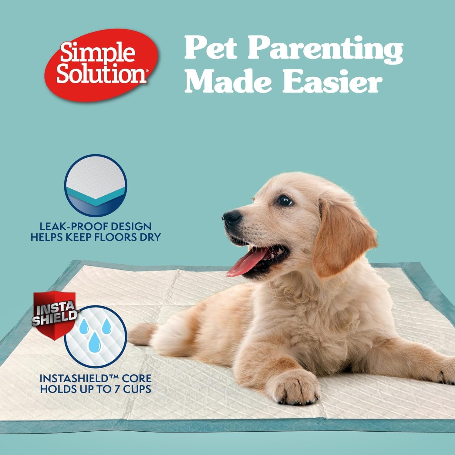Extra Large Leak Proof Dog Pee Pads - Perfect for Puppy Potty Training - Disposable 28"X30" Size