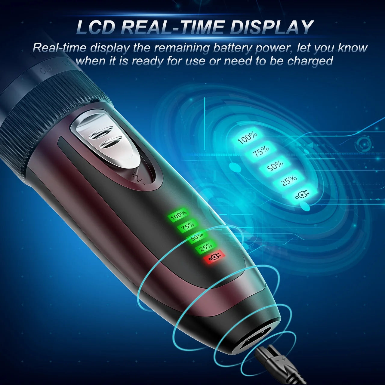 Dog Clippers 50Db Low Noise, 2-Speed Quiet Dog Grooming Kit Rechargeable Cordless Pet Hair Clipper Trimmer Shaver for Small and Large Dogs Cats Animals - Rose(Dark)