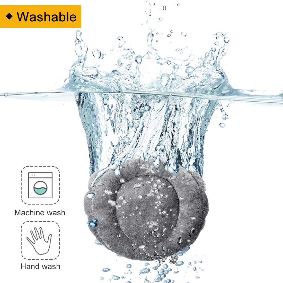 Cat Cuddle Cave Bed Self-Warming Cat Sleeping Bed Winter Pet Bed Cozy Sleeping House for Indoor Cats and Puppy